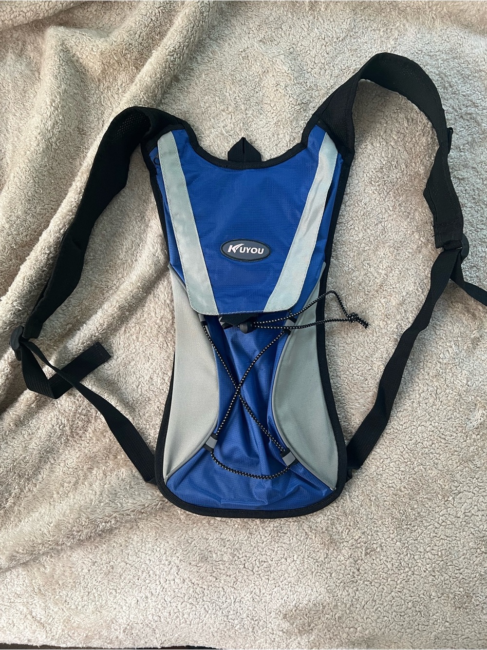 Blue and Gray Hydration Pack Backpack